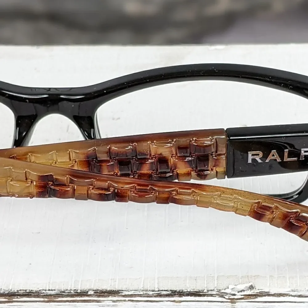 Ralph by Ralph Lauren RA7059 Eyeglasses Eyewear Black/Brown Frames w/ Ca…